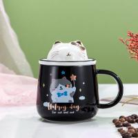 Cat mug kaşıklı